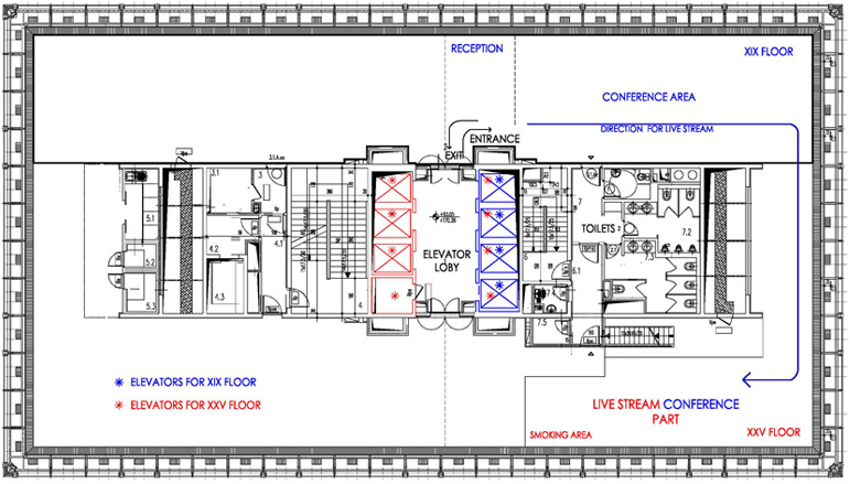 image of XXV floor